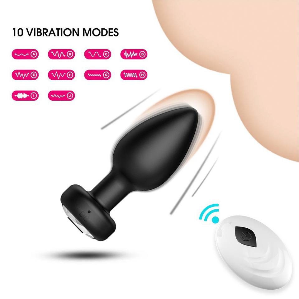 Ultimate Pleasure Remote Control Silicone Anal Plug